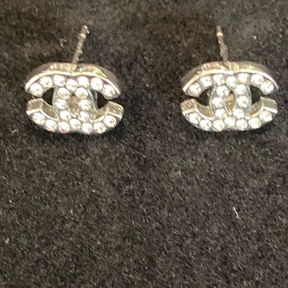 Chanel Mini CC Earrings SHW - Picture 3 of 3